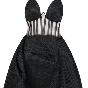 Black Strappy Mini Dress